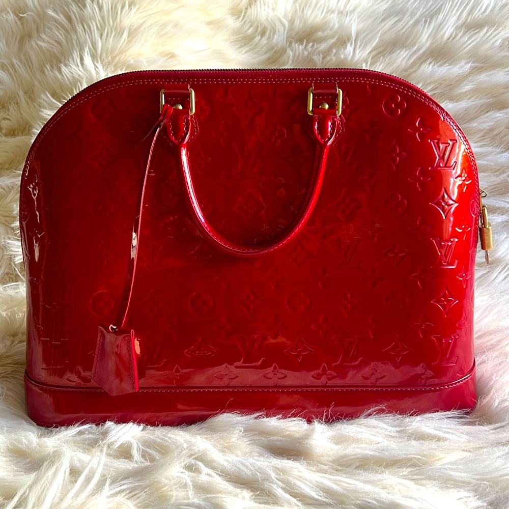 Louis Vuitton Vernis Patent Leather Alma - large size